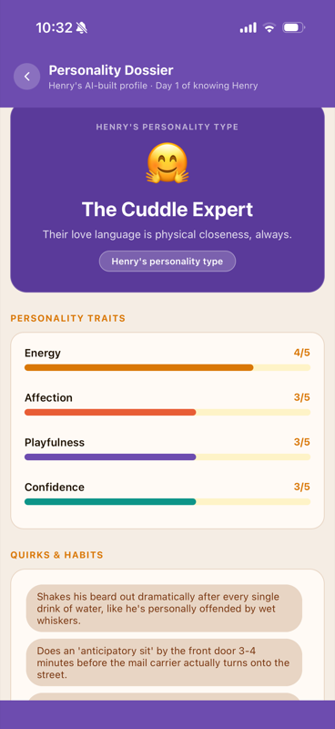 Henry's AI Personality Dossier